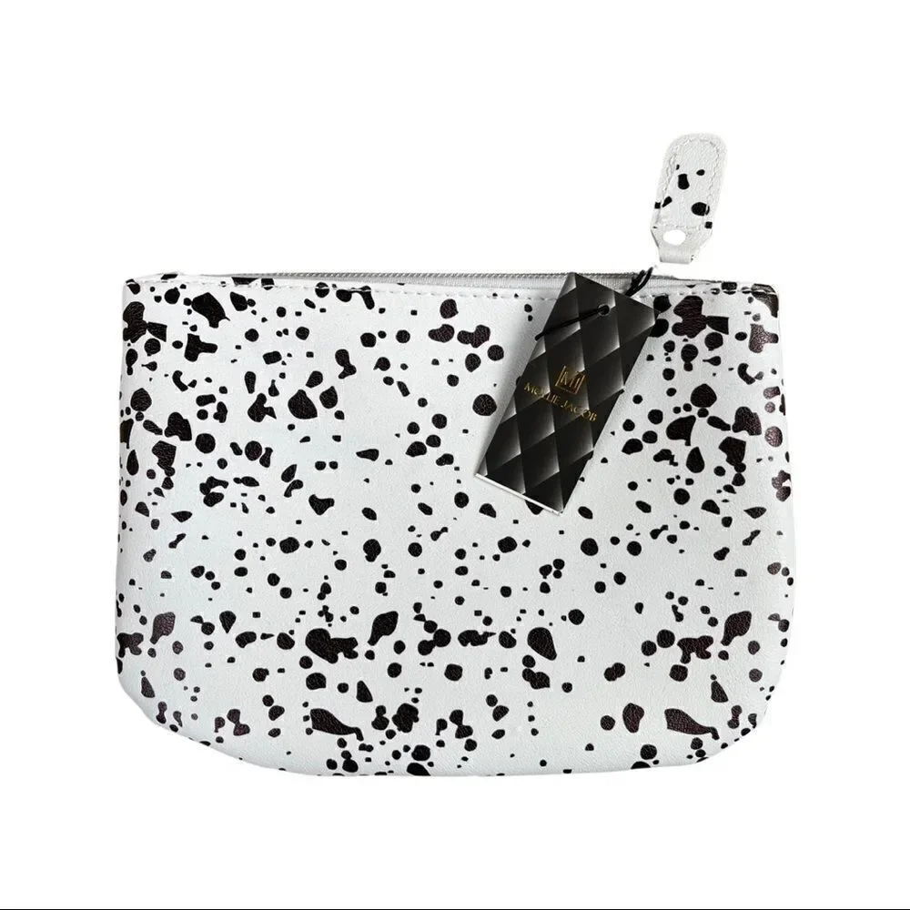 NWT Mollie Jacob Abstract Monochrome Pouch